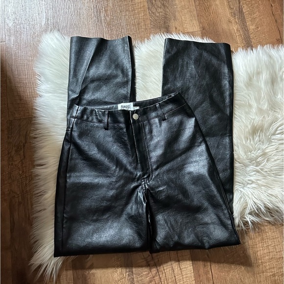 PRINCESS POLLY Macey Pants Black - Picture 6 of 8